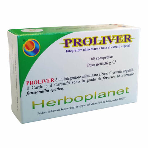 Proliver 60 compresse - Integratore per la funzionalità epatica