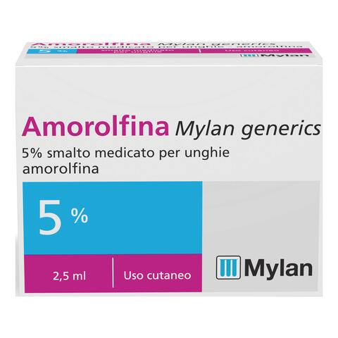 Amorolfina  5% - Smalto medicato per unghie 2,5ml