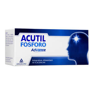 Acutil - Fosforo Advance 10 Flaconcini - Integratore Energetico e Psicologico
