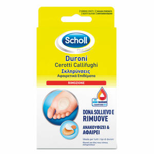 Scholl - Cerotto callifugo duroni 2 cerotti + 2 dischetti