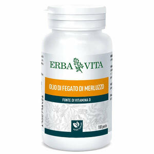 Erba vita - Olio fegato merluzzo 100 perle 453 mg