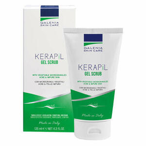 Kerapil - Gel Scrub 125 ml - Detergente Purificante con Microgranuli