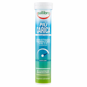 Equilibra - Più Carica Gusto Lime - 20 Compresse Effervescenti