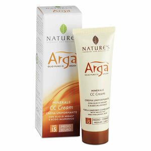 Nature's - Argà CC Cream Medio Scura - Crema Uniformante per Viso con SPF 15