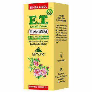 E.t. rosa canina - Et estratto totale rosa canina 30 ml senza alcol