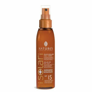 Nature's - Olio solare viso-corpo SPF 15 - Protezione e idratazione