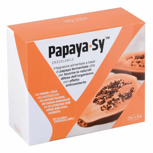 Syrio - Papaya-sy 20 bustine 92 g polvere orosolubile