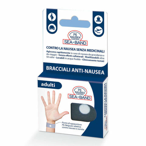 Bracciale per adulti p6 nausea - 2 pezzi