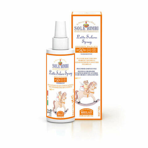 Sole bimbi latte solare spray spf50+ 100 ml