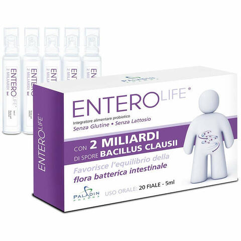 Enterolife 2 miliardi 20 fiale da 5 ml