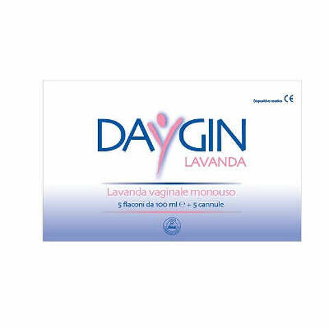 Daygin lavanda vaginale 5 flaconi 100 ml + 5 cannule