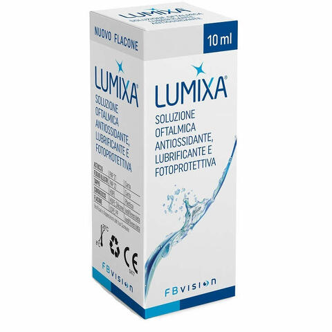 Lumixa soluzione oftalmica lubrificante antiossidante 10 ml