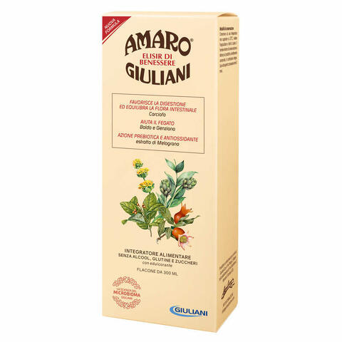 Amaro giuliani elisir benessere 300 ml