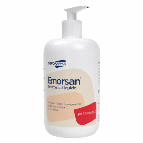 Emorsan detergente liquido igiene ano-genitale ph fisiologico 500 ml