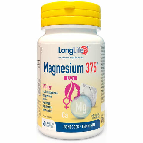 Longlife magnesium 375 lady 60 tavolette