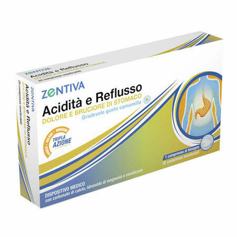 Acidita' reflusso 20 compresse masticabili