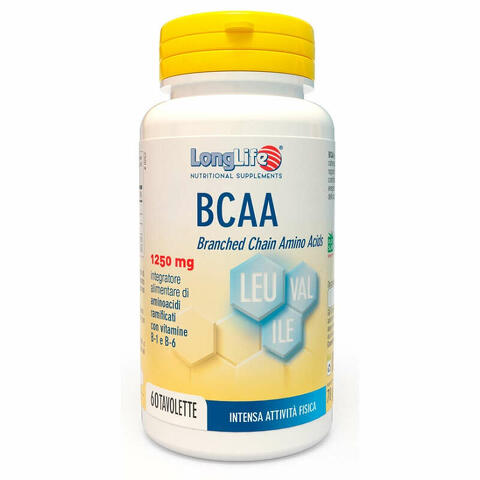 Longlife bcaa 1250 mg 60 tavolette