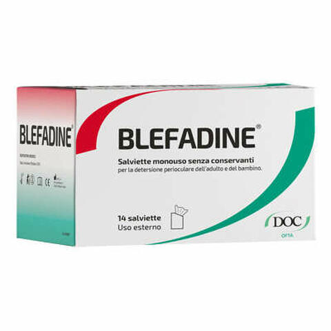 Blefadine 14 salviette monouso per detersione perioculare