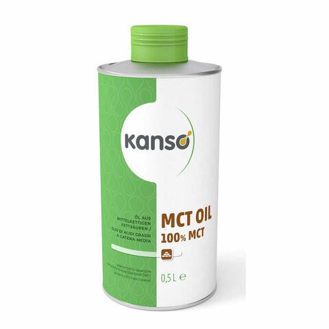 Kanso mct oil 100% olio di acidi grassi 500 ml