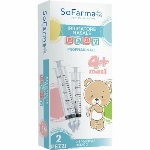 Irrigatore nasale baby 2 pezzi sofarmapiu'