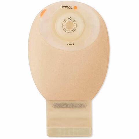 Dansac novalife tre 1 sacca aperta opaca softconvex maxi per ileostomia con finestra ritagliabile 15-34mm 540 ml 10 pezzi