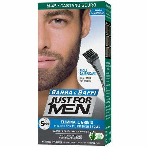 Barba & baffi m45 castano scuro 51 g