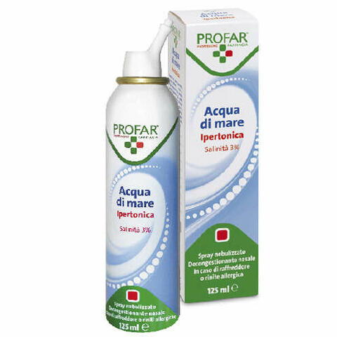 Acqua di mare spray ipertonica 3%  125 ml