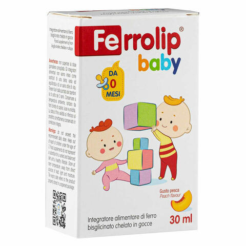 Ferrolip baby gocce 30 ml gusto pesca