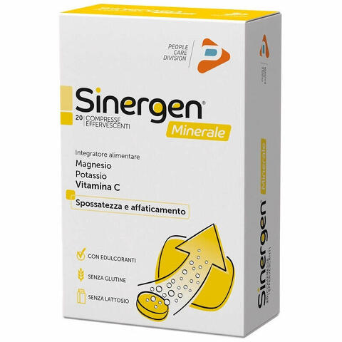 Sinergen minerale limone 20 compresse effervescenti