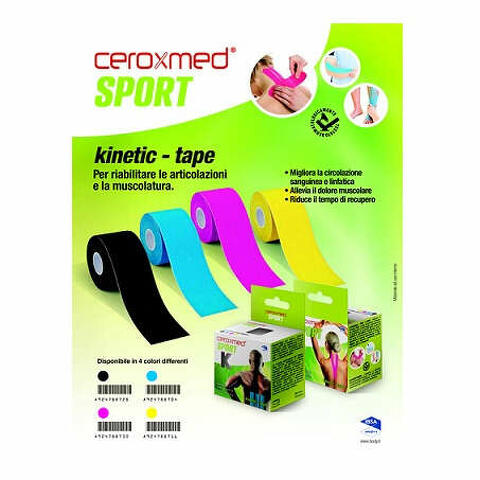 Sport kinetic tape blu 1 pezzo