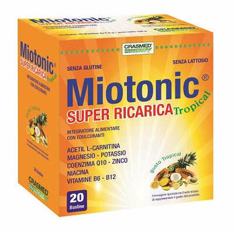 Miotonic super ricarica tropical 20 bustine