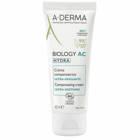 Aderma biology ac hydra crema compensatrice ultra lenitiva 40 ml