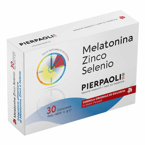 Melatonina zinco selenio 30 compresse