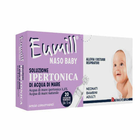 Naso baby soluzione ipertonica 20 contenitori monodose 5 ml