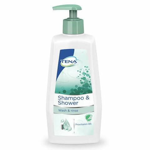 Tena shampoo & shower 500 ml