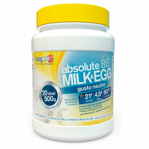 Longlife absolute milk&egg 500 g