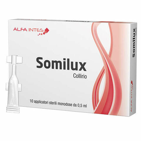 Somilux collirio 10 applicatori sterili monodose da 0,5 ml