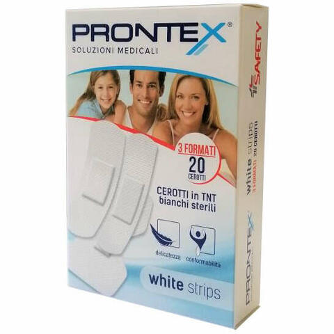 Cerotto  white strips astuccio 20 pezzi 3 formati assortiti