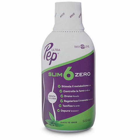 Slim 6 zero te' verde 500 ml biosline