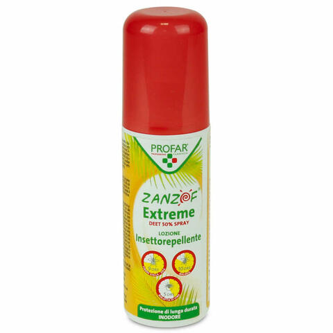 Zanzof jungle extreme spray deet 50% 75 ml