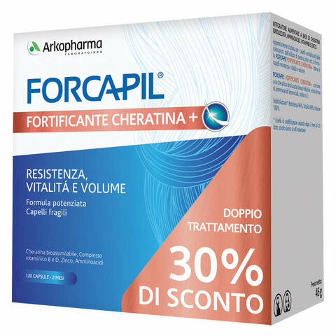 Forcapil fortificante cheratina+ promo 120 capsule prezzo speciale