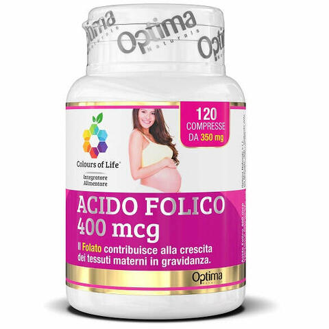 Acido folico 400 mcg 120 compresse 350 mg