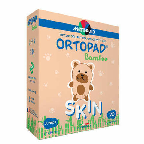 Cerotto oculare ortopad occlusore per terapie ortottiche skin regular 20 pezzi