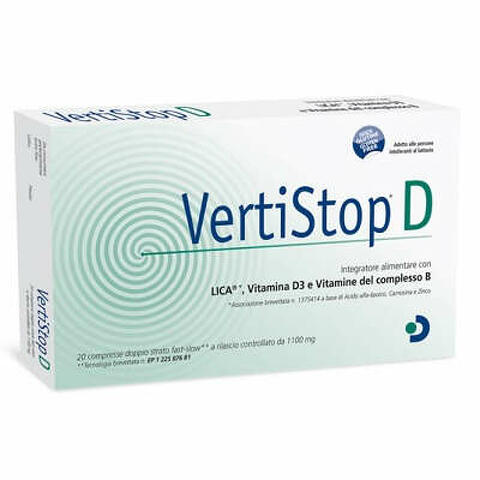 Vertistop d 20 compresse da 1100 mg