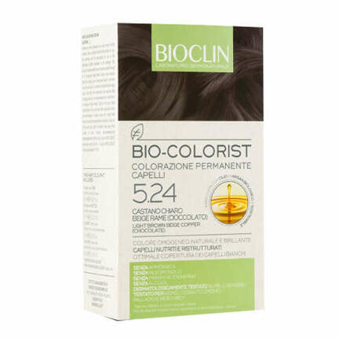 Bio colorist 5,24 castano chiaro beige rame cioccolato