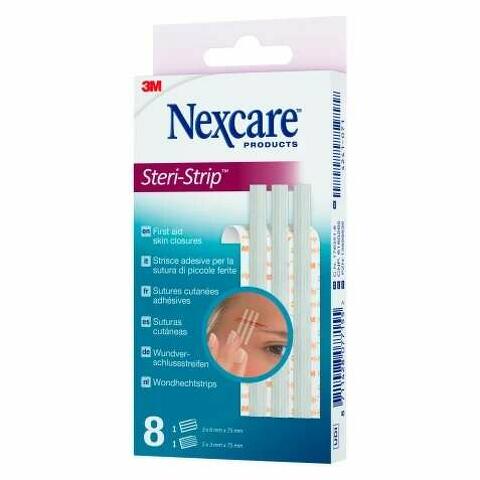 Cerotto per sutura nexcare  6x75 mm + 3x75 mm