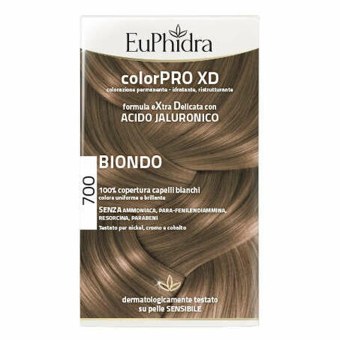 Colorpro xd 700 biondo gel colorante capelli in flacone + attivante + balsamo + guanti