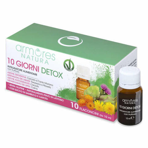 10 giorni detox 10 flaconcini da 10 ml