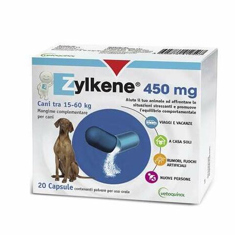 Zylkene cani grossa taglia 15-60kg 20 capsule da 450 mg
