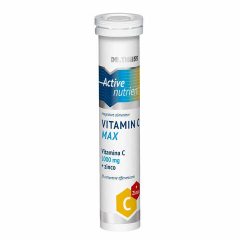 Theiss active nutrient vit c max 20 compresse effervescenti limone 80 g